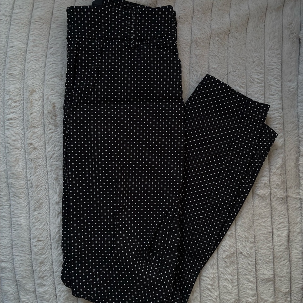 Reitmans Black and White Polka Dot Pants